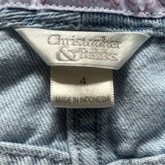 Christopher & Banks Cropped Denim Jeans with Nautical/Beach Themed Trim - Size 4 - Picture 4 of 6